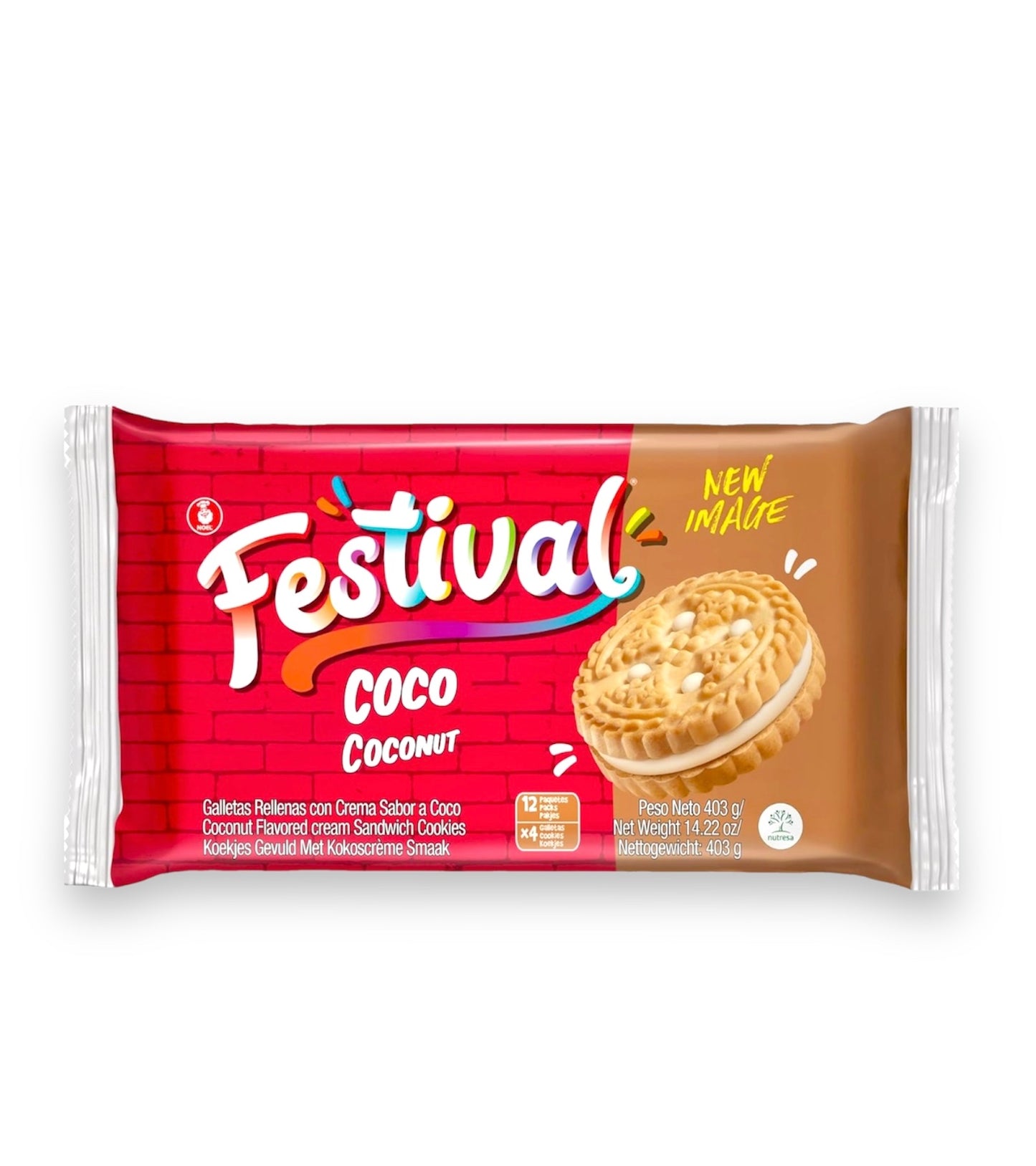 GALLETA FESTIVAL COCONUT 12packs