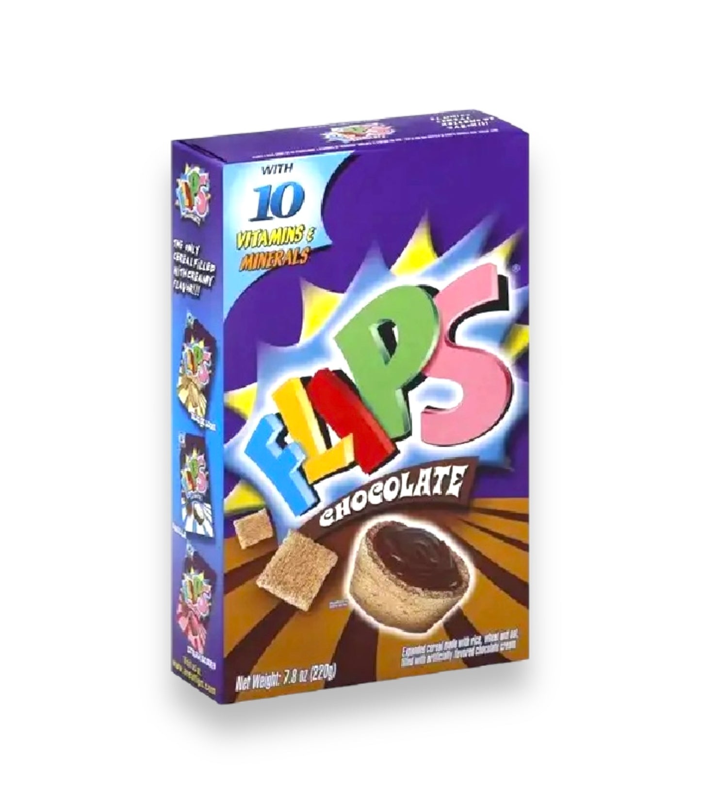 FLIPS CEREALS CHOCOLATE 220G