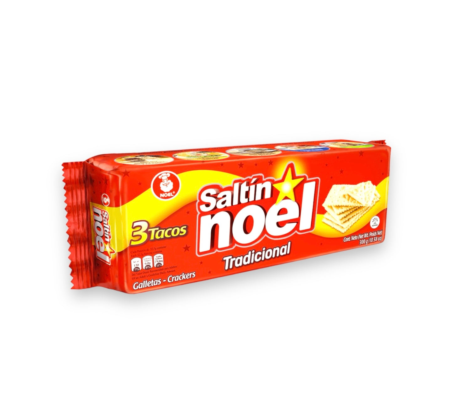 Galletas Saltin Noel 3 tacos