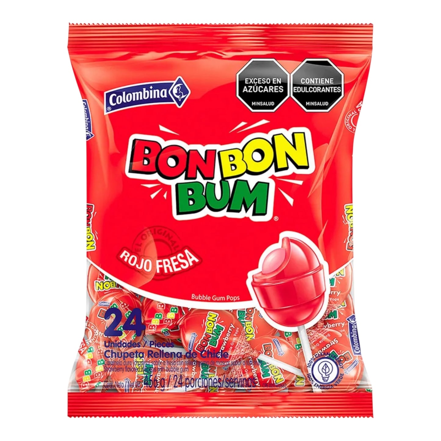 BON BON BUM FRESA 24pcs