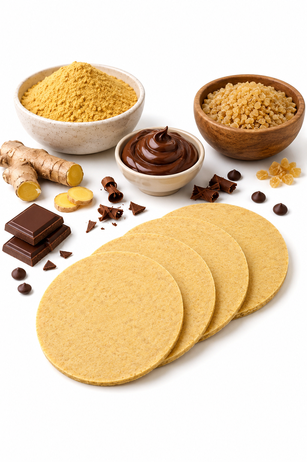 Amarant- en Tarwewafels          Golden Milk Smaak (50 g)