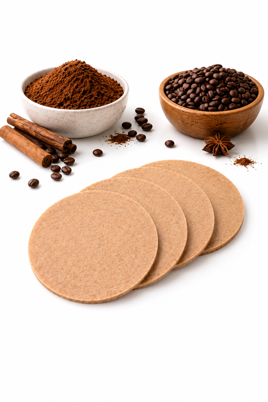 Amarant- en Tarwewafels          Cappuccinosmaak (50 g)