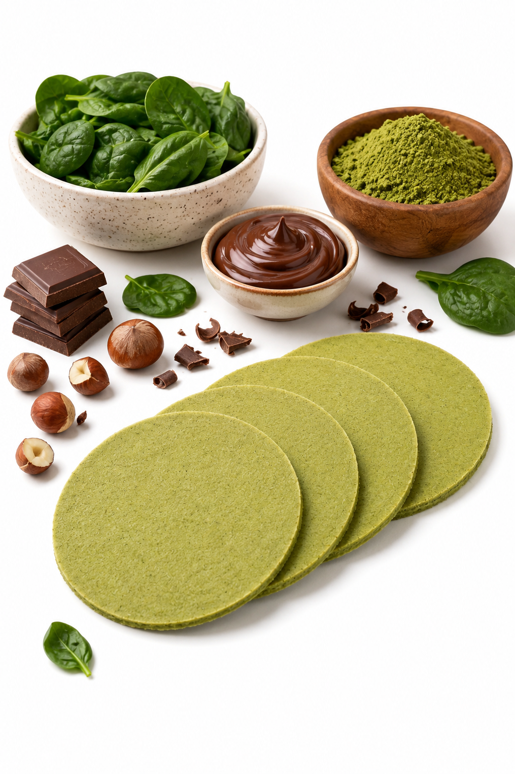 Amarant- en Tarwewafels           Matchasmaak (50 g)