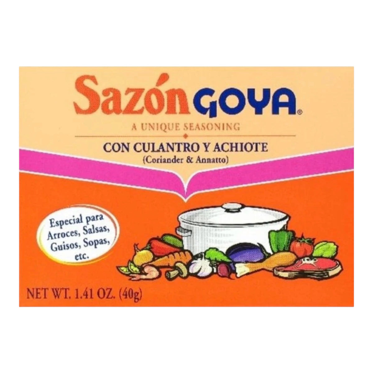 Sazón Goya 8 sobres 40 g