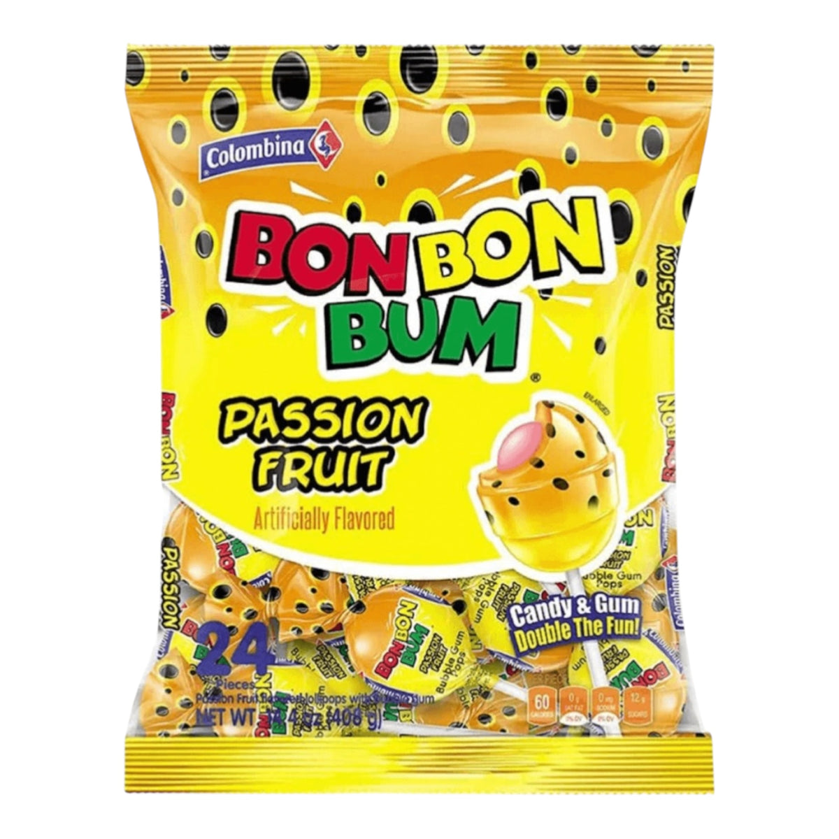 BON BON BUM PASSION FRUIT 24pcs