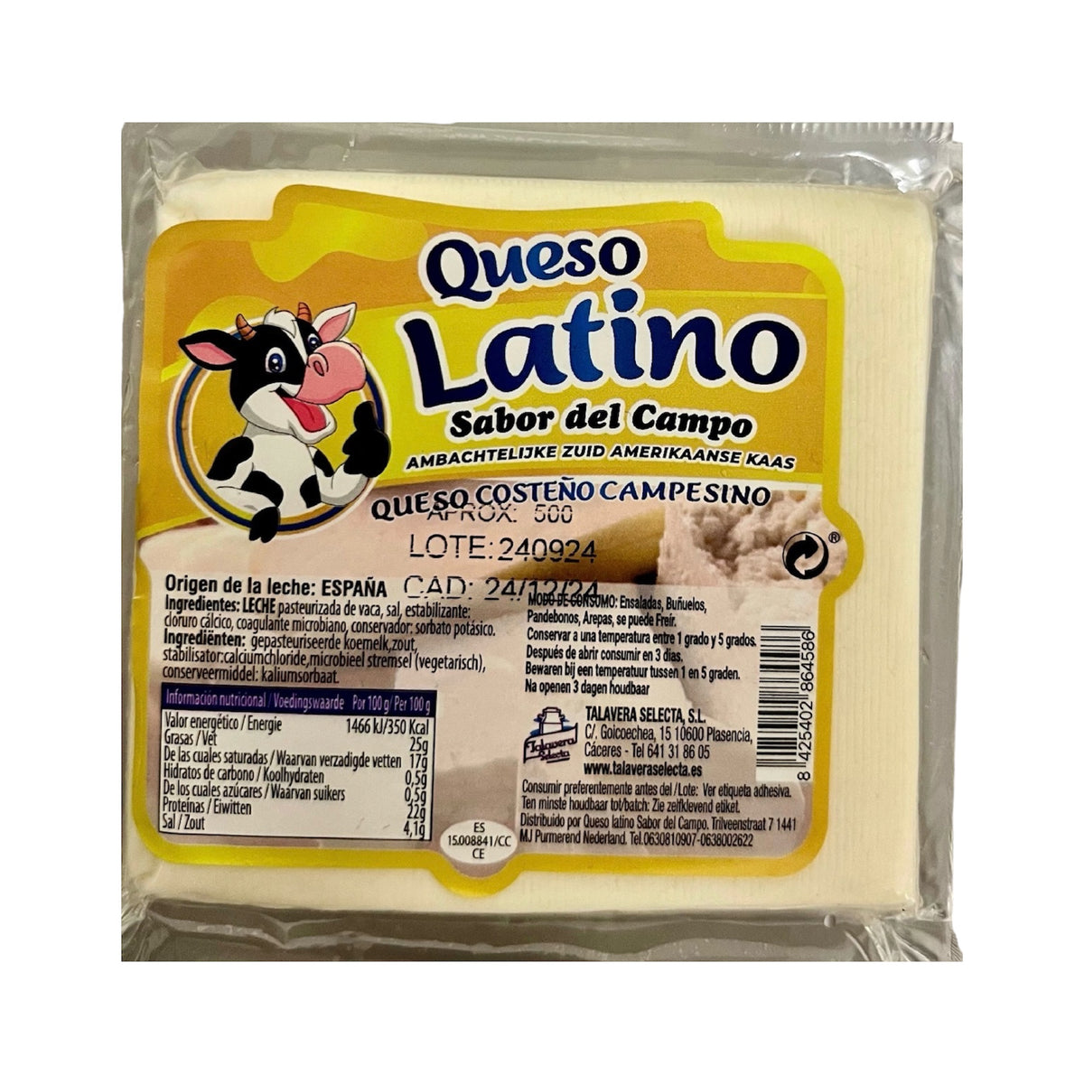 Queso costeño aprox 500g