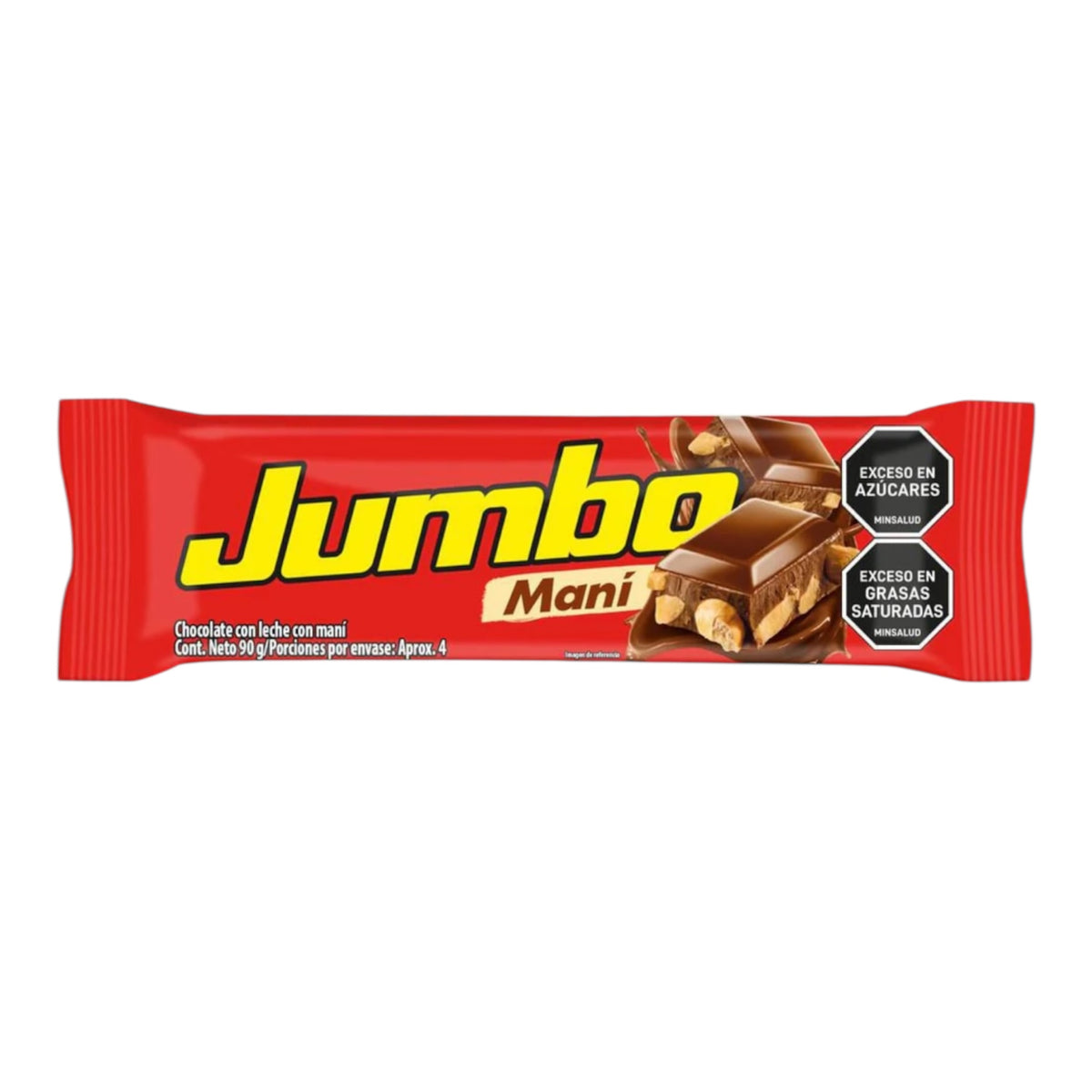Chocolatina Jumbo Maní 90 g | Chocolate Colombiano