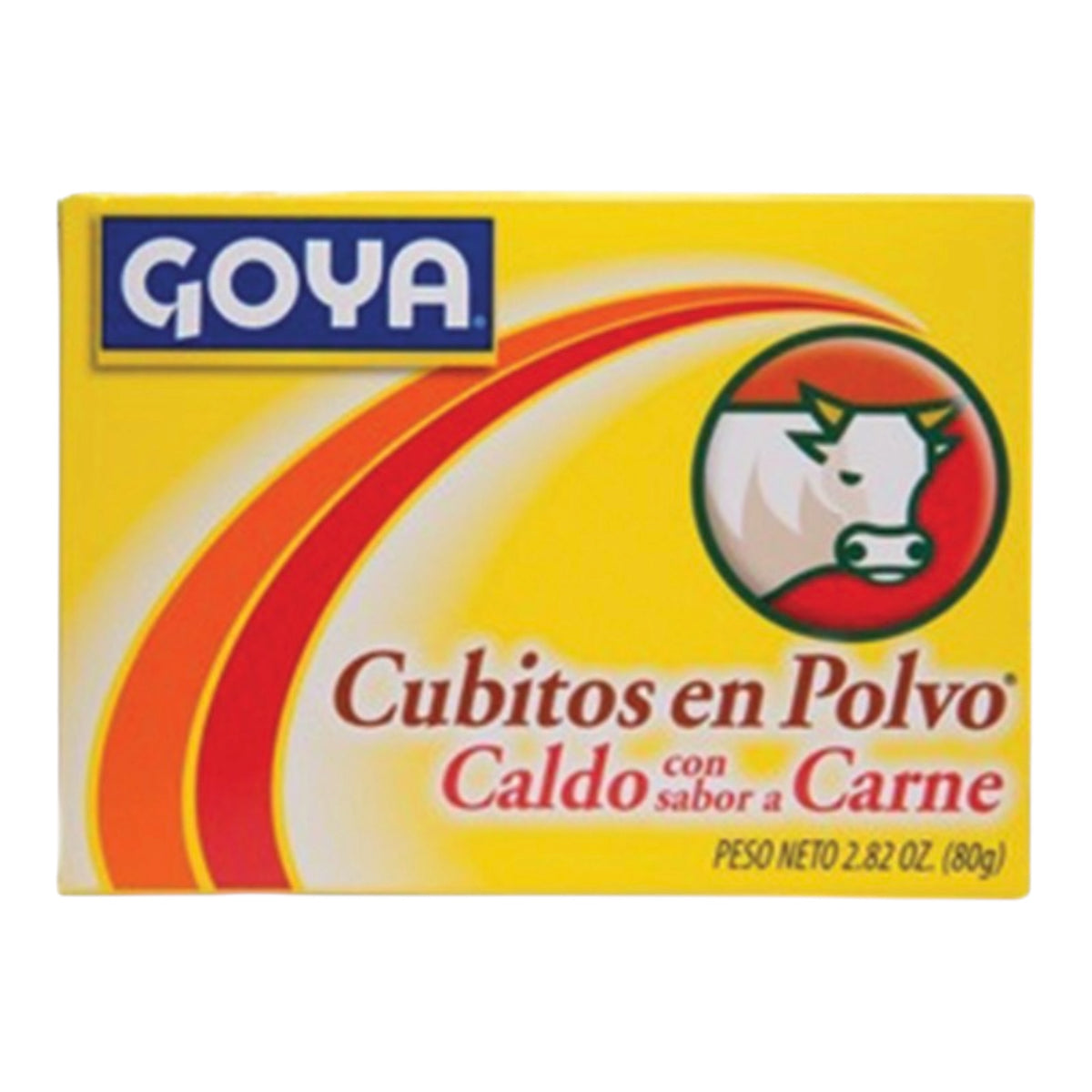 Goya Cubitos en Polvo Caldo Sabor Carne 80 g