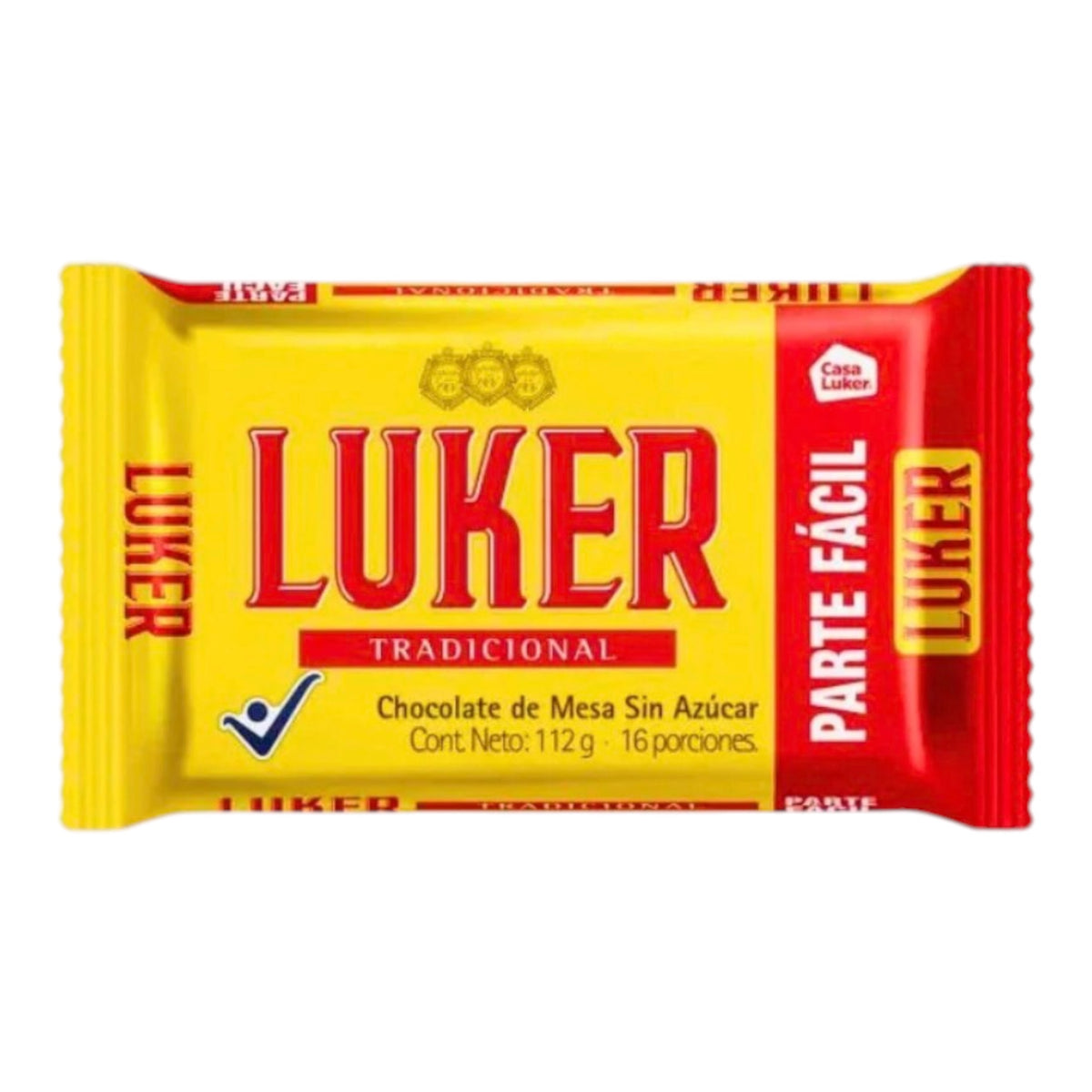 Chocolate Luker Sin Azúcar 112 g | Chocolate de Mesa